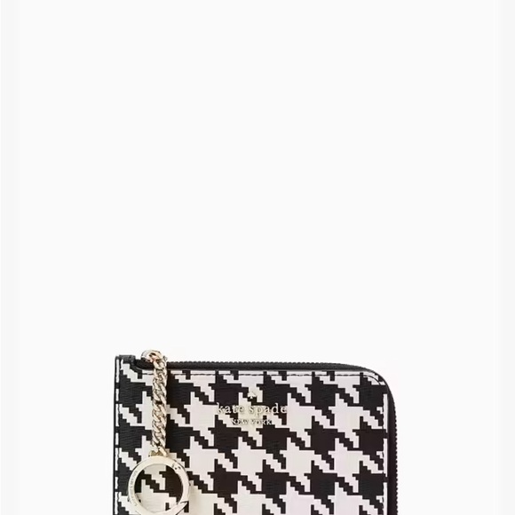 Kate Spade Black and White Houndstooth Women's Bag and Wallet - Picture 2 of 4